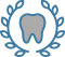 Tooth and wreath icon