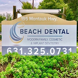 Beach Dental sign