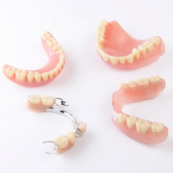 picture of partial dentures