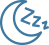 Moon and three of the letter Z icon highlighted