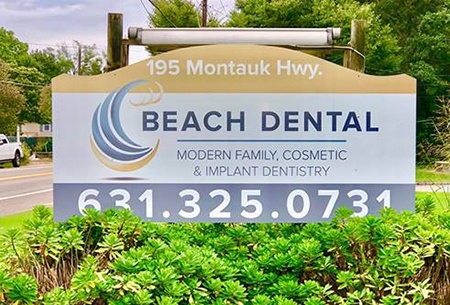 Beach Dental outdoor sign