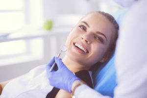 happy patient working with their dentist